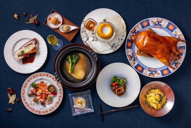 極~伊勢海老やふかひれの姿煮など贅を尽くした極上ディナー~ ￥39,000