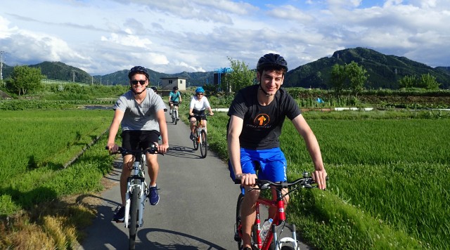 飛騨古川をサイクリング