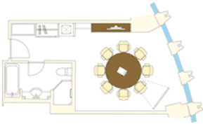 （テーブル直径／1,800mm）