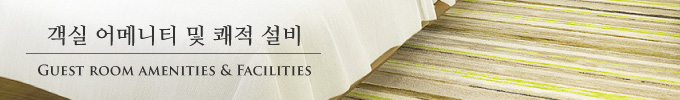 Guest room amenities and facilities