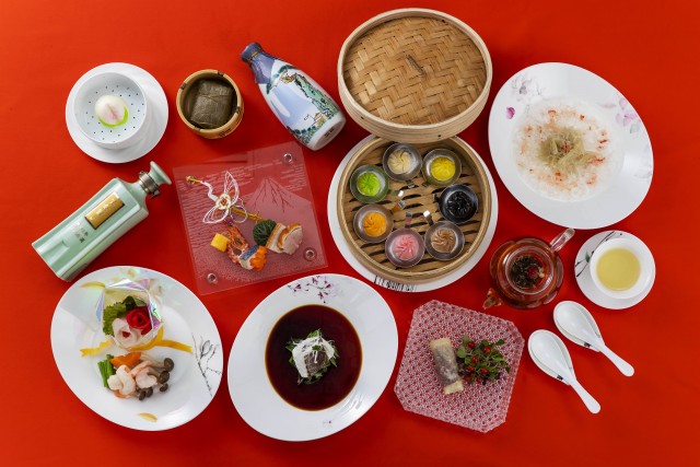 景福 ~真鯛の飾り蒸しやふかひれスープなど全8品~