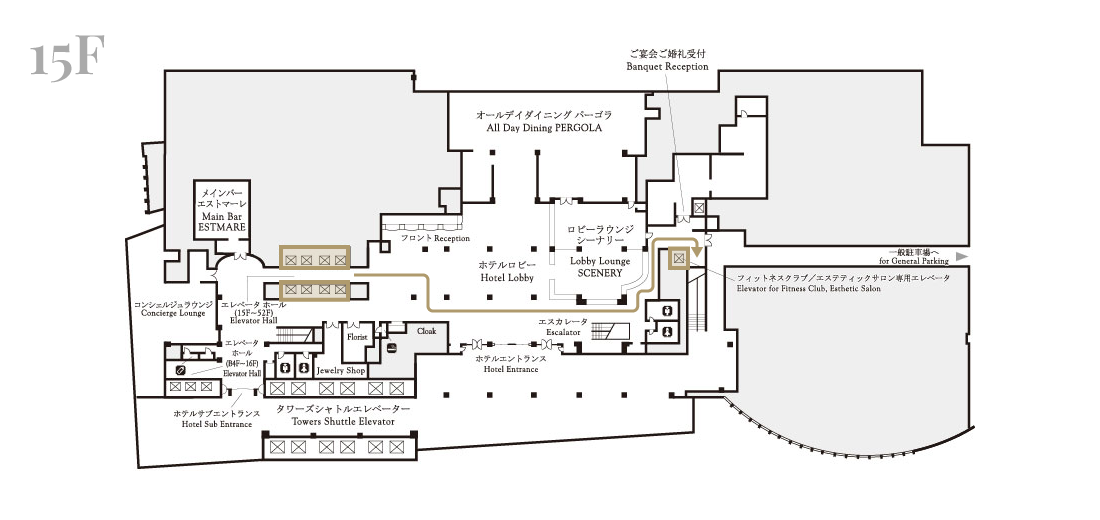 フィットネスクラブへのアクセス