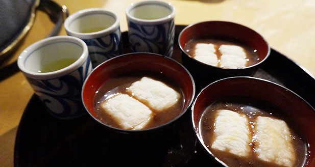 年糕紅豆湯（善哉）