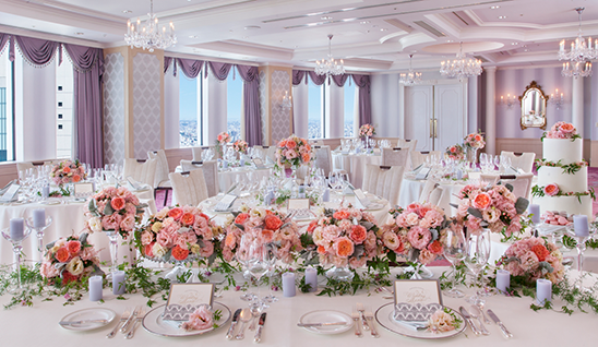 披露宴会場 名古屋マリオットアソシアホテル 公式 ホテルウェディング名古屋駅直上