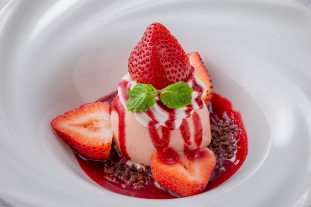 紅ほっぺと苺アイス