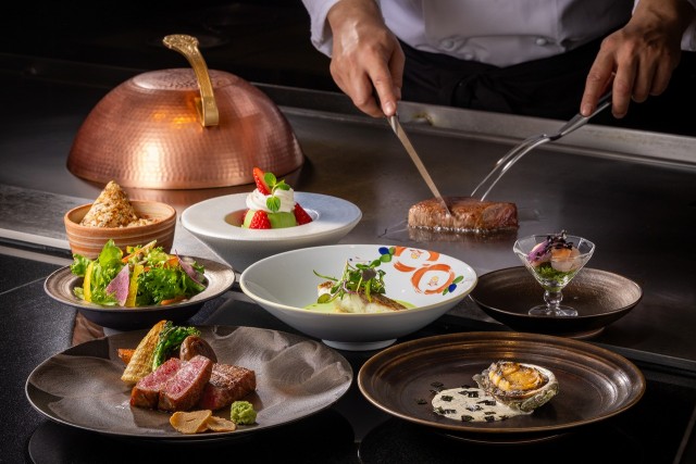  黒毛和牛サーロインとフィレ食べ比べディナー　「富嶽～ふがく～」￥16,000　※写真はイメージです。