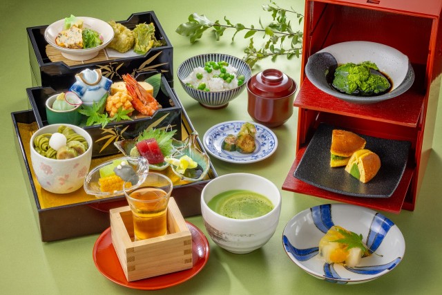 『平日限定』季節の彩り御膳　華在～はんなり～　￥3,800　※写真はイメージです。