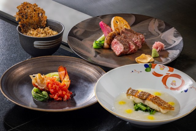 オマール海老と黒毛和牛ランチ￥6,500　※写真はイメージです。