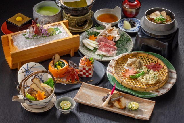 京都つる家 松茸会席「雅～みやび～」￥15,000　※写真はイメージです