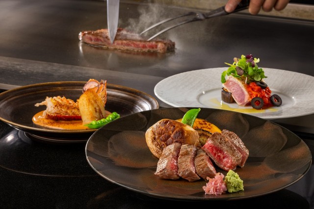  オマール海老と黒毛和牛ステーキランチ「裾野」￥6,500　※写真はイメージです。