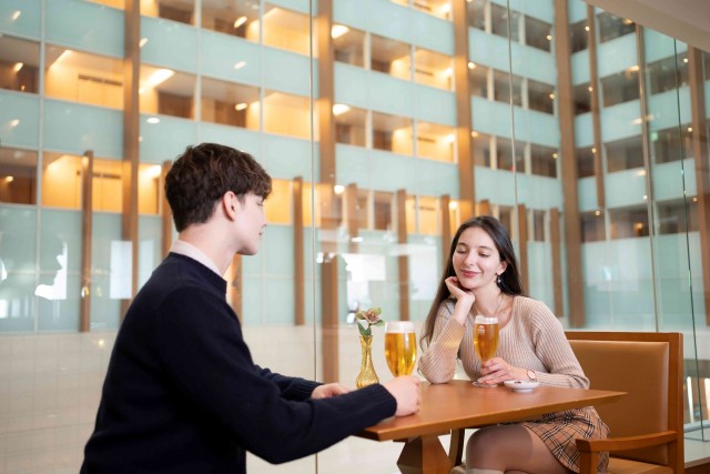 生ビールは有料となります