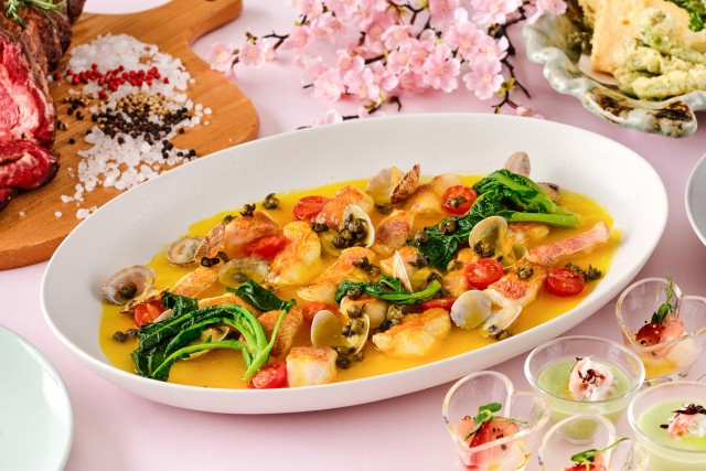 本日のお魚 アクアパッツァ風