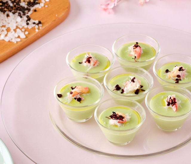 グリーンピースのムース