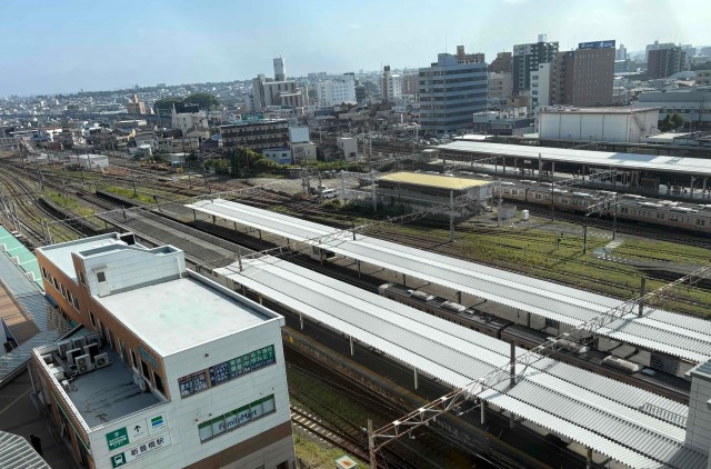 お座敷からの景色
