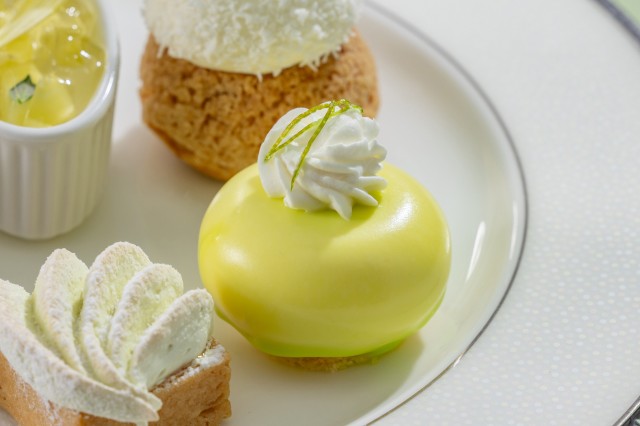 ライムとバニラのムース
