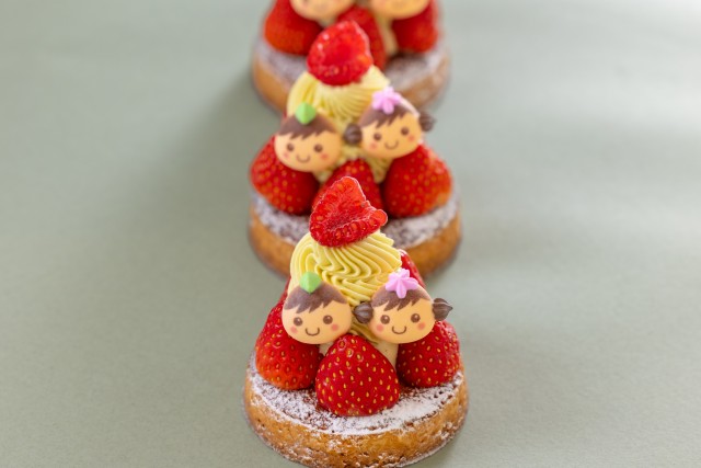 いちごのしあわせ雛タルト