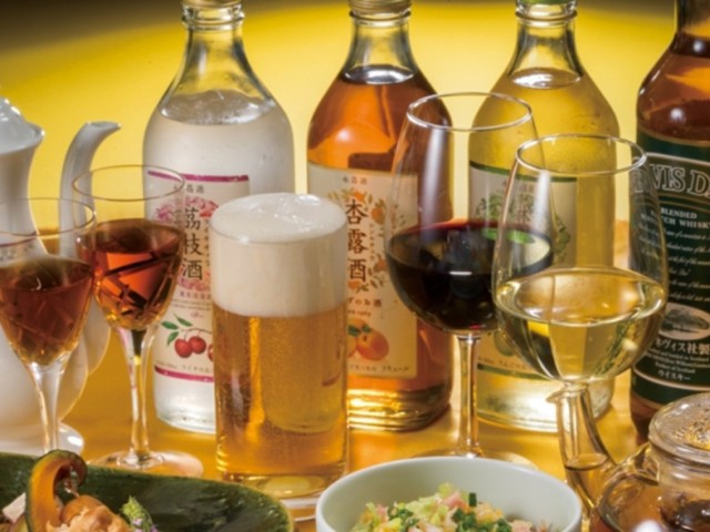 フリードリンク 　お好きな料理メニュー + ￥2,800