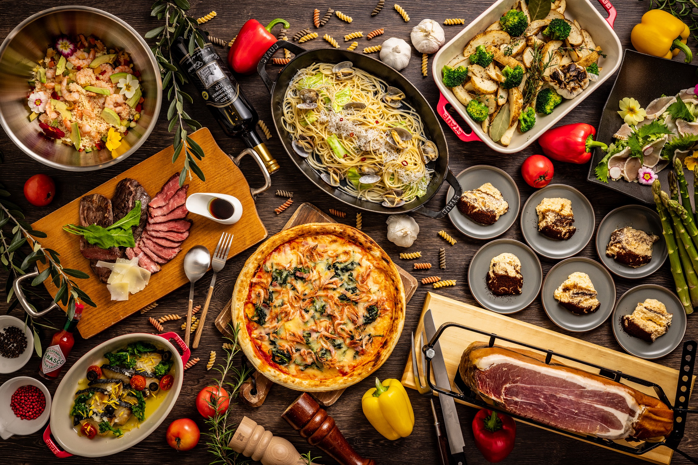 40種類以上の料理が並ぶイタリアンブッフェ